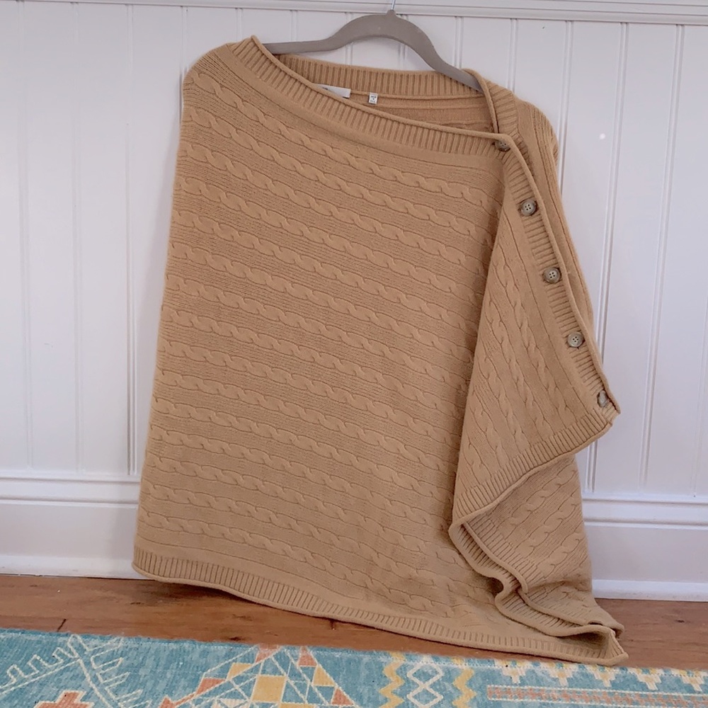 Vince cashmere poncho